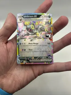 060/131 Umbreon ex Pokemon TCG Prize Pack Series 7 Play Stamped Prismatic - Image 4