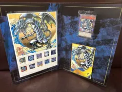 PSL Yu-Gi-Oh! 25th Anniversary Blue-Eyes White Dragon Ukiyoe Edition Stamp Set - Image 1