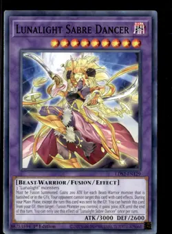 Yu-Gi-Oh Lunalight Sabre Dancer LDS2-EN129 1st Edition - Image 1