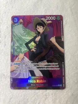 One Piece Card Game Nico Robin EB02-036 Extra Booster Holo Blocker - Image 1