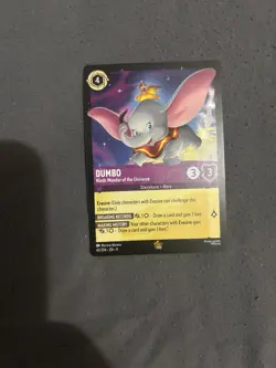 Dumbo Ninth Wonder of the Universe Lorcana Fabled 45/204 Legendary Non-Foil TCG - Image 1