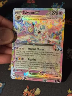 Pokemon Cards Sylveon ex 086/191 Ultra Rare Surging Sparks - (NM) - Image 2