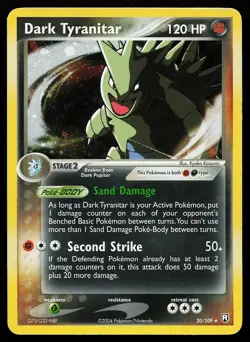 Dark Tyranitar 20/109 Holo EX Team Rocket Returns Pokemon Card - Image 1