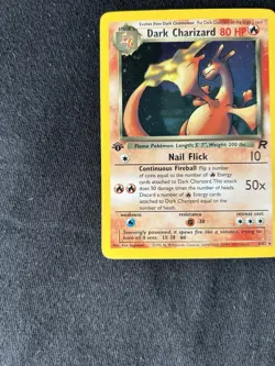 Dark Charizard - 4/82 - Pokemon Team Rocket 1st Edition Holo Rare Card WOTC LP - Image 4