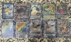 Lot of 10 Polemon Pokemon Cards VMAX, V, Tag Team, GX, V Star - Image 1