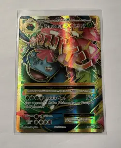 Pokemon TCG Mega-Venusaur-EX Evolutions Holo Full Art Ultra Rare Card 100/108 - Image 1