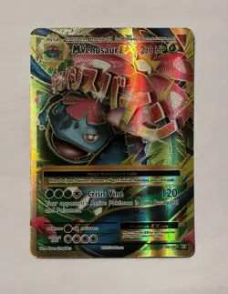 Pokemon TCG Mega-Venusaur-EX Evolutions Holo Full Art Ultra Rare Card 100/108 - Image 3