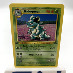 Nidoqueen 23/64 - 1st Edition Non-Holo Rare Pokemon Card - Image 2