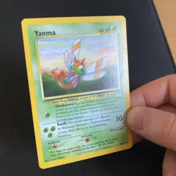 Pokemon TCG Yanma Card Neo Discovery Unlimited Non Holo Rare 36/75 - Image 3