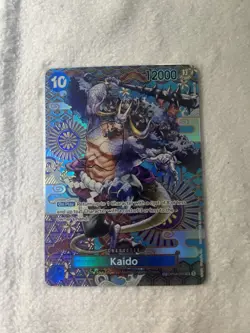 One Piece Card Game Kaido OP04-044 Foil Super Rare 12000 Power - Image 1