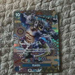 One Piece Card Game Kaido OP04-044 Foil Super Rare 12000 Power - Image 3