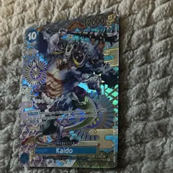 One Piece Card Game Kaido OP04-044 Foil Super Rare 12000 Power - Image 5