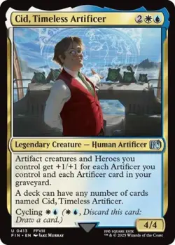 MTG English Cid, Timeless Artificer (0413) NM Foil - Image 1