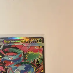 Pokemon Mega Venusaur EX Full Art Holo Me01 Mega Evolution 177/132 Card - Image 3