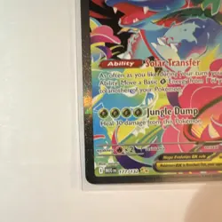 Pokemon Mega Venusaur EX Full Art Holo Me01 Mega Evolution 177/132 Card - Image 5