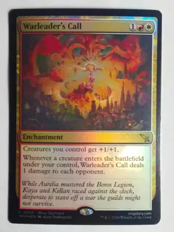 Warleader's Call Murders Karlov Manor Foil NM x1 MTG Magic the Gathering Card - Image 1