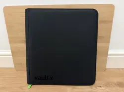 Vault X 12 Pocket Trading Card Zip Binder 480 Cards Premium (Black) - Image 2