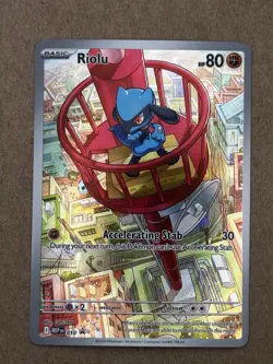 Pokemon TCG Riolu Illustration Mega Evolution Promo 010 English Nm - Image 1