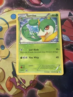 Servine RC2/RC25 Pokemon Legendary Treasures Radiant Collection Holo - Image 1