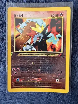 Pokemon TCG Entei Wizards Black Star Promos 34 Holo Promo Promo - Image 1