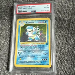 2000 Pokemon Game Blastoise-halo Base 2 Psa 4 - Image 1