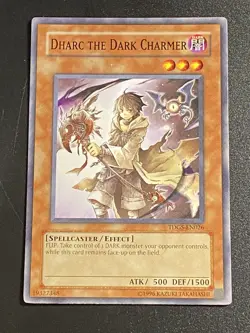 YuGiOh! Dharc the Dark Charmer TDGS-EN026 1st Edition Near Mint - Image 1