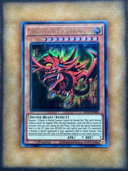 Yugioh Slifer the Sky Dragon KICO-EN063 Ultra Pharaoh's Rare 1st Ed NM - Image 1