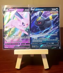 🌜Pokemon TCG 🔆Umbreon V & Espeon V | SWSH 201 & 203 | Promo Cards | Near Mint - Image 1