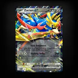 Pokemon TCG SV: Scarlet & Violet Promo Cards Zacian ex #198 Promo NM - Image 1