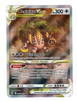 Regigigas VSTAR GG55/GG70 Holo Crown Zenith Galarian Gallery Pokemon Card NM - Image 1
