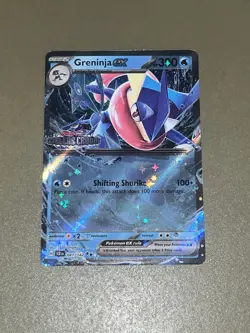 Pokemon TCG Stellar Crown Greninja EX Card 041/142 - STAMPED PROMO - Image 2
