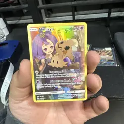 Pokemon TCG Card Mimikyu 245/236 - Cosmic Eclipse Secret Rare Holo NM - Image 1