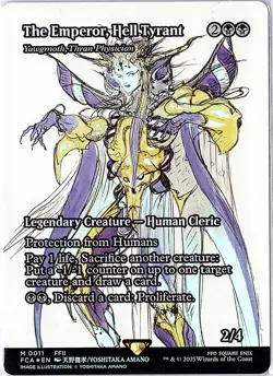 The Emperor, Hell Tyrant - Yawgmoth, Thran Physician (Showcase) M FINAL FANTASY: - Image 1