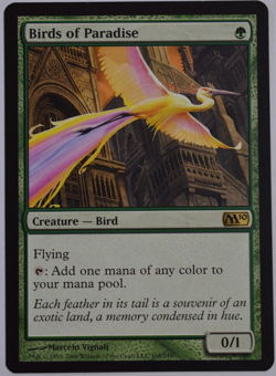 Magic the Gathering BIRDS OF PARADISE 168/249 Core Set 2010 - Near Mint - Image 1