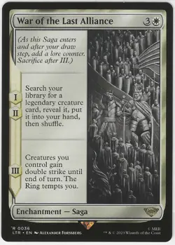 MTG Magic the Gathering War of the Last Alliance LotR: Tales of Middle-earth NM - Image 1