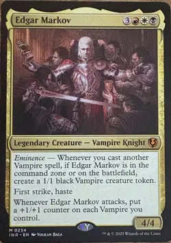 Edgar Markov Innistrad Remastered Regular. legendary creature. MTG. - Image 1