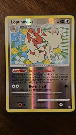 Pokemon TCG Lopunny 21/99 Arceus Reverse Holo Rare Stage 1 80 HP 2009 - Image 1