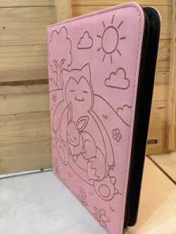 Snorlax Pokemon Laser Engraved Binder 9 Pocket (Misprint) - Image 4