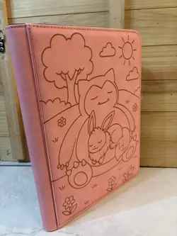 Snorlax Pokemon Laser Engraved Binder 9 Pocket (Misprint) - Image 5