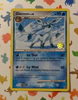 Pokemon TCG Glaceon 20/100 Snowflake Stamp Countdown Calendar Promo English 2008 - Image 1