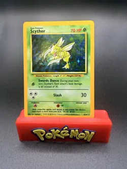 Scyther Holo 10/64 - Pokemon - Jungle No Symbol ERROR NM / LP - Image 1