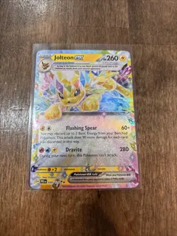 Pokemon TCG Jolteon EX 030/131 Double Rare Holo Prismatic Evolutions - Image 1