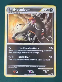 Pokemon HGSS: Undaunted - Houndoom 5/90 - Holo Rare - LP/LP+ [#1] - Image 1