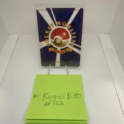 Pokemon TCG Koga's Ditto No.132 Gym Challenge Holo Rare Japanese Edition MP - Image 2