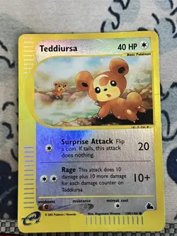 Pokemon Tcg Teddiursa 109/144 Skyridge LP - Image 1