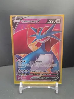 Salamence V 185/189 -- Pokemon TCG Darkness Ablaze -- NM - Mint Holo Ultra Rare - Image 1