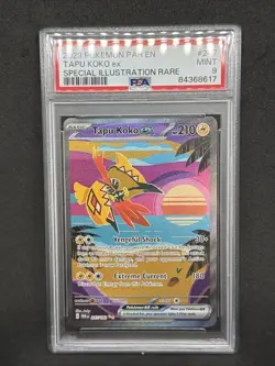 2023 Pokemon PAR EN: Special Illustration Rare TAPU KOKO ex PSA 9 - Image 1