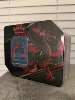 Pokemon TCG: Crown Zenith Tin (Galarian Moltres) Sealed - Image 1