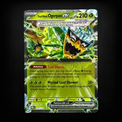 Pokemon TCG SV: Prismatic Evolutions Teal Mask Ogerpon ex #012/131 NM - Image 1
