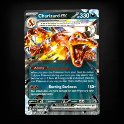 Pokemon TCG SV03: Obsidian Flames Charizard ex #125/197 NM - Image 1